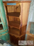 Wooden Cabinet with Bottom Storage