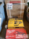 New DeWalt Orbit Sander, Milwaukee Multi-Tool, and Murray Circuit Breaker