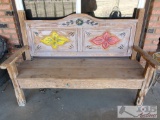 Decorative Wooden Bench
