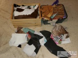 Assorted Scraps Including Hide, Leather, Exotic Leather and More!