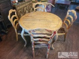 Wooden Dinning Table and 4 Chairs