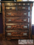 Wooden 6-Drawer Dresser