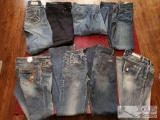 8 Pairs of Womens Jeans