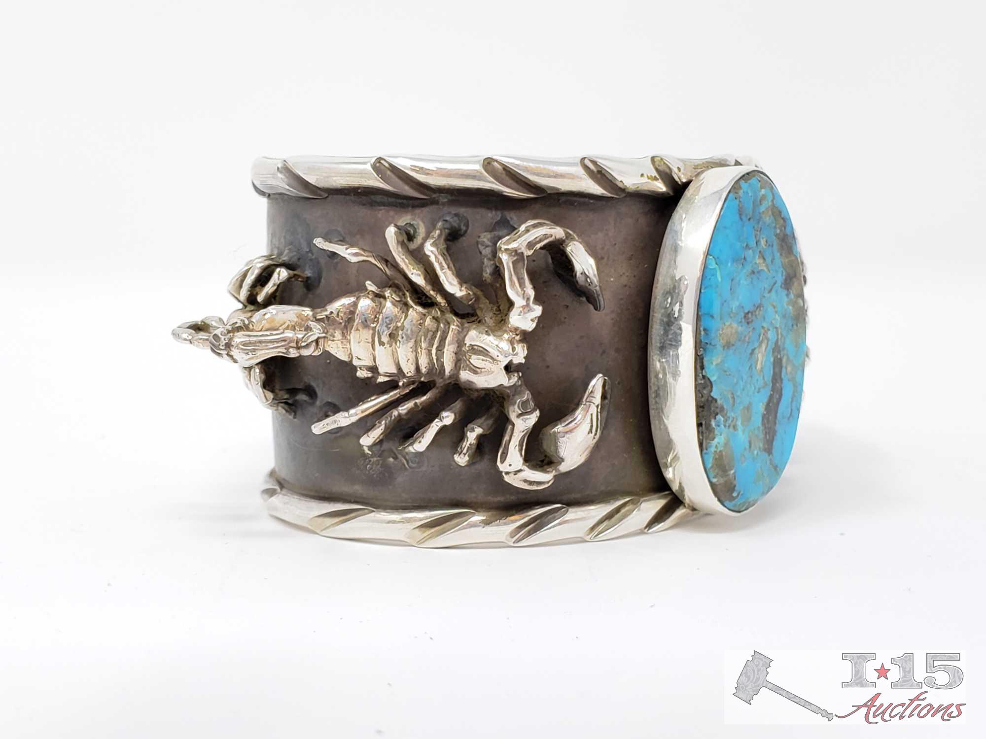 Jake Francosa San Felipe Pilot Mountain Turquoise Sterling Silver Ring