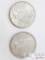 2 1922 Silver Peace Dollars- Philadelphia