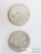 2 1922 Silver Peace Dollars- Philadelphia