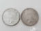 Two 1922 Silver Peace Dollars - Philadelphia Mint