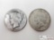 1926-S and 1922-D Silver Peace Dollars