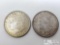 1883 and 1885 Morgan Silver Dollars- Philadelphia Mint