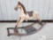 Vintage Wooden Ricking Horse