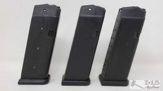 3 Glock .40 Cal 13 Round Magazines - Out of State or LEO