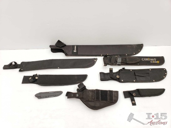8 Sheaths And Holster