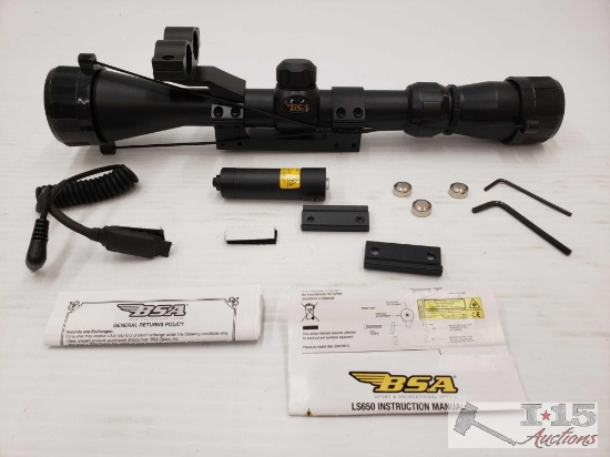 1 BSA VH3-9...40LL Scope, 1 BSA Laser