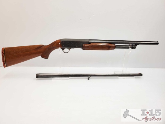 Ithaca 37R 20 Ga Pump Action Shotgun W/ Extra Barrel