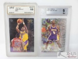 1996 Fleer #203 and 1996-97 Metal #181 Kobe Bryant Cards
