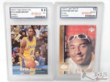 1996-97 Topps Stadium Club and Upper Deck SP Pro Graded Kobe Bryant Rookie Cards