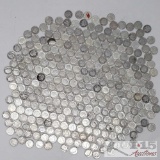 Approx 308 Pre 1964 Silver Dimes, Weighs Approx 744.2g