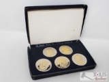The National Historic MINT Presidential Coin Set With COA