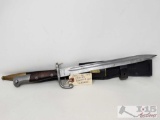 Brazilian Mauser 1908 Bayonet w/ Scabbard