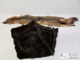 Real Fox Fur Scarf and a Fur Scarf