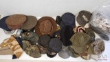 Military Caps, and a Vintage Gas Mask