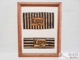 Two Kapo Concentration Camp Armbands in Frame