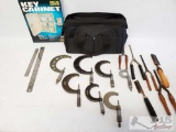Tools Bag, Key Cabinet, C-Clamps and more