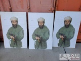 3 Terrorist Cardboard Targets