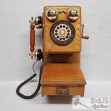 Vintage Spirit of St Louis Old-Fashioned Wood Telephone