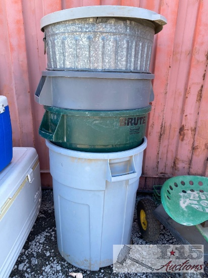 5 Trash Cans