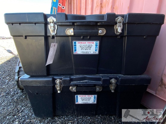 2 Heavy Duty Storage Trunks