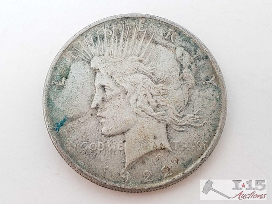 1922 Silver Peace Dollar