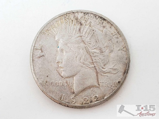 1922-S Silver Peace Dollar