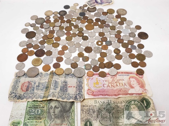 Foreign Coins and Paper Money