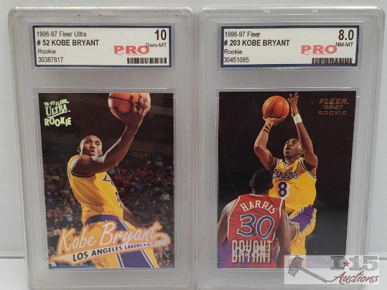 2 Kobe Bryant 1996-97 Rookie Card - Pro Graded