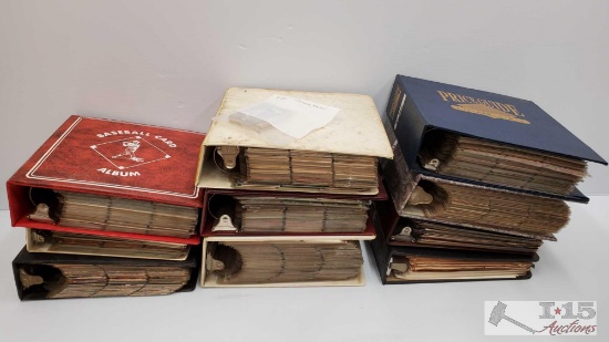 100s of Sports Cards in Binders