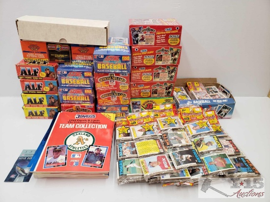 100s of Misc Trading Cards, DonRuss Puzzle & Cards, And More.