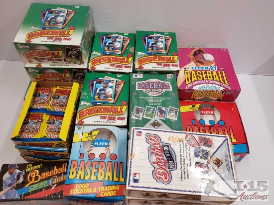 100s of Misc Baseball Trading Cards