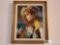Framed Canvas Painting-Signed Mario