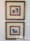 2 Framed Artwork Pieces