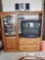 Entertainment Center, TV, VHS's, CD Player and more!