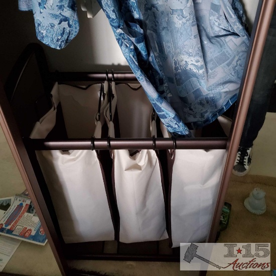 Clean Laundry Hamper with dividers