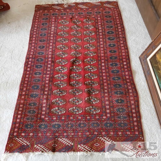 Hand Woven Wool Oriental Rug