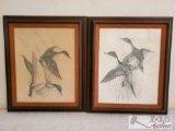 2 Charles E Murphy Framed Art Work