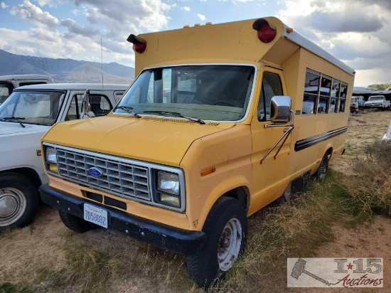 1991 Ford Econoline School Bus 7.3l Diesel (Locked)