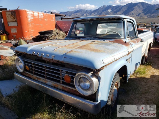 1966-67 Dodge D200 Camper Special with Jeep Bed