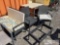 Black Wicker Four Piece Patio Set