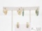 3 Pairs of 14k Gold Hoop Earrings, 16.8g