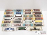 Approx 27 Atlas N Scale Model Train Cars