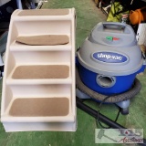 6 Gallon Shop?Vac Vacuum, and Foldable Nonslip Pet Steps